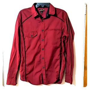 Helix Button Down Casual Long Sleeve Shirt